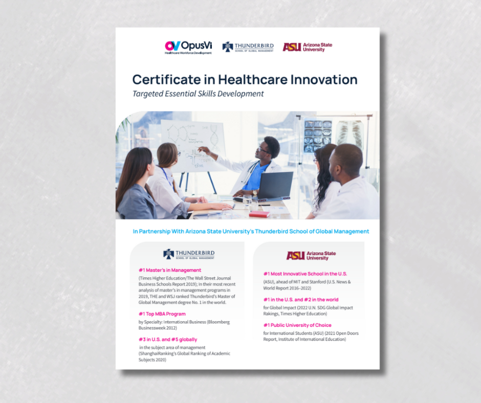 Healthcare Innovation Flyer Image