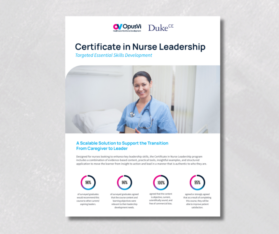 Nurse Leadership Flyer Image