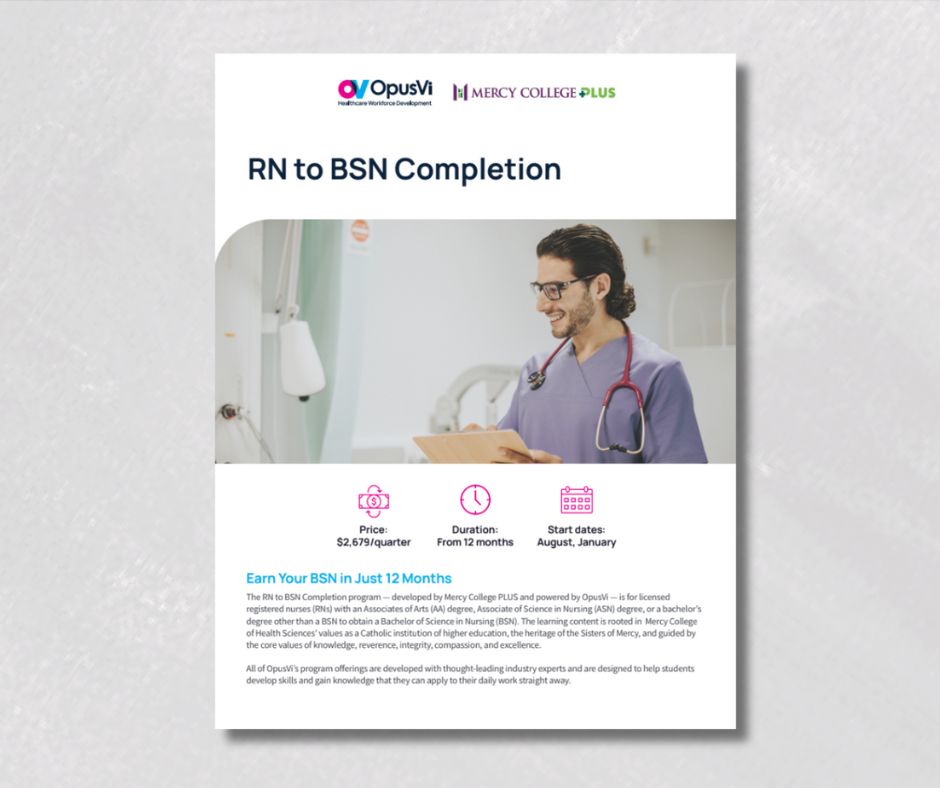 RN to BSN Flyer Image